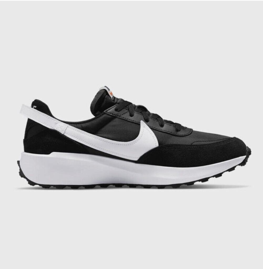 Nike Waffle Debut Athletic Sneaker Shoes Black White Mens Size US 12 UK 11 EU 45